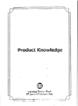 UT – Product knowledge